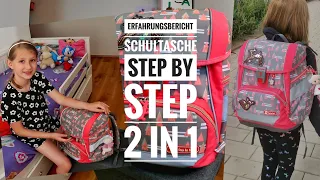 Schultasche für Erstklässler Step by Step 2 in 1 Schulranzen, Erfahrungsbericht