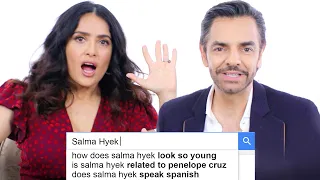 Salma Hayek & Eugenio Derbez Answer the Web's Most Searched Questions | WIRED