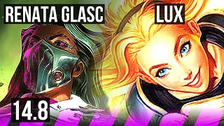 RENATA GLASC & Kalista vs LUX & Caitlyn (SUP) | 1/3/19 | KR Master | 14.8