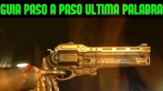 Destiny 2 : Aventura : Ultima Palabra : Guia : Paso a Paso