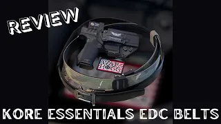 Review of Kore Essentials EDC Belt by War HOGG Tactical