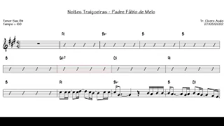 Noites Traiçoeiras - Padre Fábio de Melo (Tenor Sax Bb) [Sheet music]