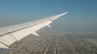 United Airlines B787-10 Landing in Los Angeles