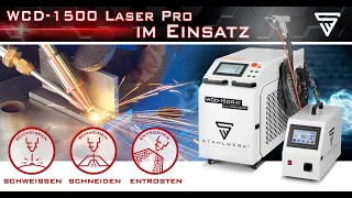 STAHLWERK Laser-Schweißgerät WCD-1500 im Härtetest - Schweißen - Schneiden – Entrosten