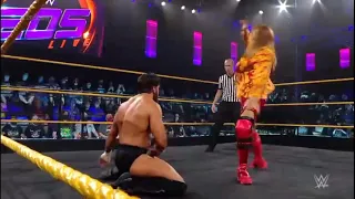 Ikemen Jiro - Low Roundhouse Kick To Tony Nese