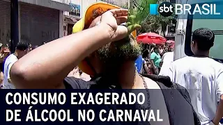 Consumo exagerado de álcool no Carnaval pode ser prejudicial à saúde | SBT Brasil (10/02/24)