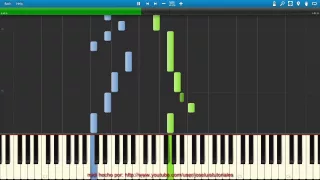 tutorial piano los chicos del coro- cerf volant(les avions en papier- les choristes)