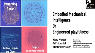 Embodied mechanical intelligence - Manu Prakash (Jan 2024)