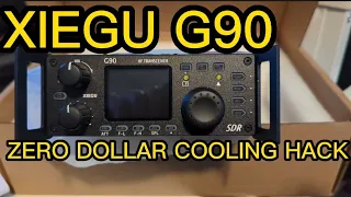 Xiegu G90 Free Cooling Fan Hack - You may have this laying around