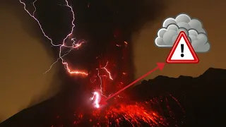 Invisible bursts of electricity from volcanoes signal explosive eruptions