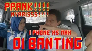 PRANK..!!!!! NYARISS,  I PHONE XS MAX DI BUANG