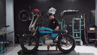 CUSTOMIZAÇÃO // SCRAMBLER // CG 125 AZUL 1979