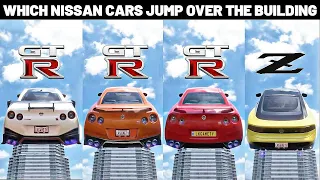 WHICH NISSAN CARS CAN JUMP OVER THE BUILDING IN FORZA HORIZON 5 | LET'S FIND OUT