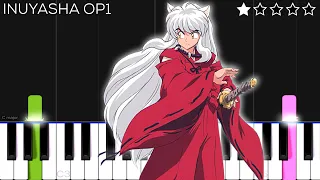 Inuyasha Opening 1 - Change The World | EASY Piano Tutorial