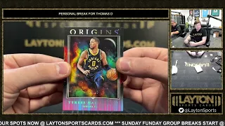 2 Boxes of 23/24 Origins NBA Hobby for Thomas D