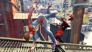 GTA V - Ragdolls And Fails Compilation V.36 ( Spider-Man Vs Daredevil / Epic Ragdolls )