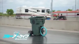 Miyu in the World Fastest Trash Can