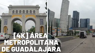 [4K] Manejando por Guadalajara y Zapopan - De Av. Chapultepec a Puerta de Hierro