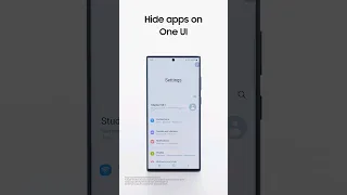 One UI | Hide Apps | Samsung