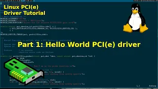 Linux PCI Driver Tutorial - Part 1: Hello World PCI(e) Driver