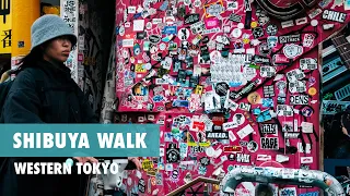 TOKYO Street Photography Shibuya walk with FUJIFILM X-H2 | GoPro POV