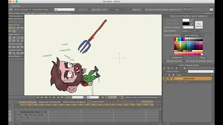 Игровая анимация в Anime Studio Pro (Moho Pro) - Анимация смерти