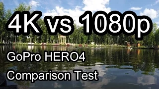 GoPro Hero4 4K vs 1080p | GoPro Resolution Comparison | Sharpness Test in Different Resolutions