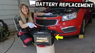 CHEVROLET CRUZE BATTERY REPLACEMENT. HOW TO REPLACE CAR BATTERY