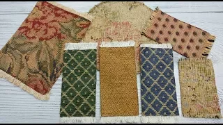 Tree Dollhouse Part 30 Fabric Rugs DIY and Updates