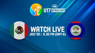 3RD PLACE GAME: Mexico v Belize | Full Basketball Game | Centrobasket U17 Championship 2023