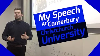 My Speech at Canterbury Christchurch University | MaxiAspie