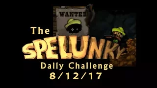 Blargh! Spelunky Daily Challenge, 8/12/17: Interdimensional Cat