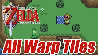The Legend of Zelda: A Link to the Past - All Warp Tiles
