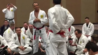 Rickson Gracie - Red Belt Promotion