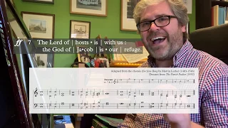 Learning the chant for Psalm 46