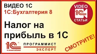 Как настроить налог на прибыль в 1С?