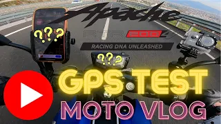 TVS Apache RTR 200 | GPS TEST! | MotoVlog vol.2