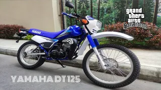 Yamaha DT 125 solo DFF para GTA SA Android: Matux98