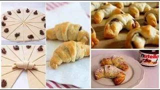 კრუასანი ფენოვანი ცომისგან  Croissant