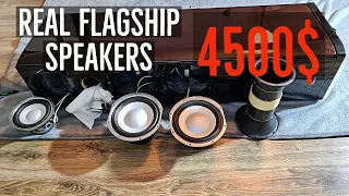 $4500 Magnat speaker Disassembly + Bass excursion test