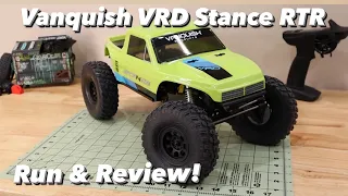 Vanquish VRD Stance RTR! Review and Comp Course Run