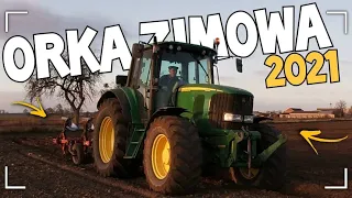 🇵🇱Zimowa Orka 2021🔥John Deere 6820 w akcji💪Gr Nowak㋡Agro Marszał☆