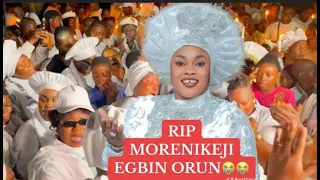 Heartbreaking Burial! See How Prophetess Egbin Orun's Family Holds Candlelight Vigil for Her