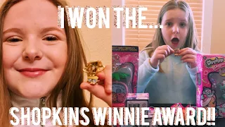 I WON THE RAREST SHOPKIN IN THE WORLD!!?!?!?!? | Winnie Award