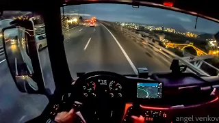 POV truck Driving MAN TGX 470 Ametlla Park Barcelona Cataluña Spain🇪🇸 4k cockpit view