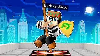 ¡Minecraft PERO ROBAMOS un BANCO! 😲💰💵 SILVIOGAMER MINECRAFT PERO