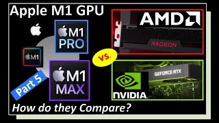 Apple M1 to M1 Max GPU Comparison - How do they Compare to GPUs from AMD and nVidia? 14" MBP Part 5