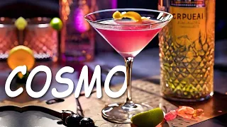 How to Make The Best Cosmopolitan Cocktail. Drink Ingredients and Recipe.