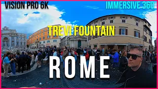 Fontana di Trevi 360 Tour - Largo del Tritone - Vision Pro 3d Environment