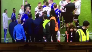 Chelsea v Tottenham fight 02/05/16